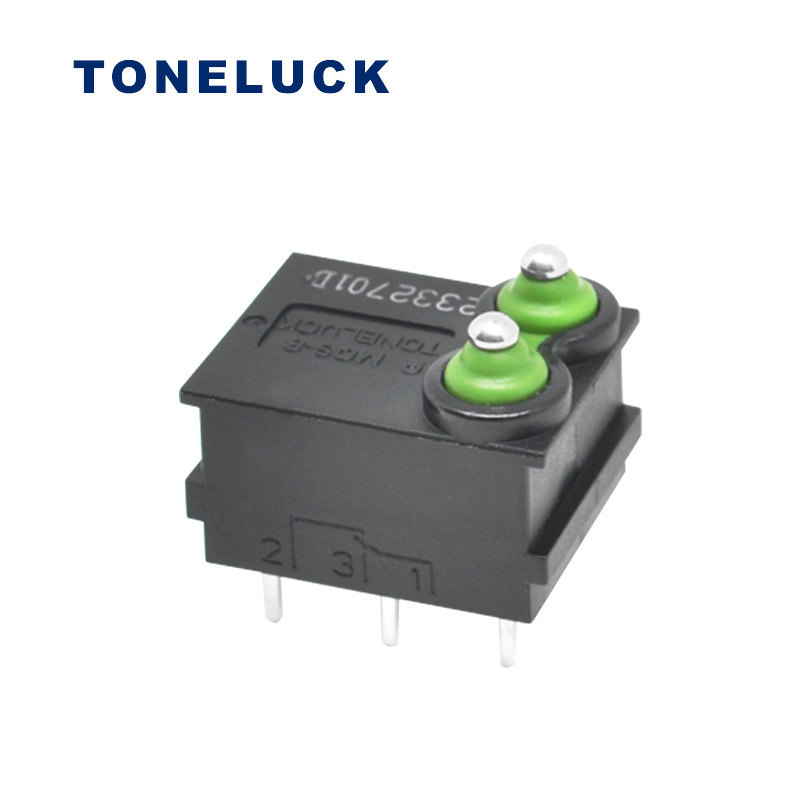 TONELUCK汽车控制连接器限位小开关 IP67汽车配件双按钮微动开关