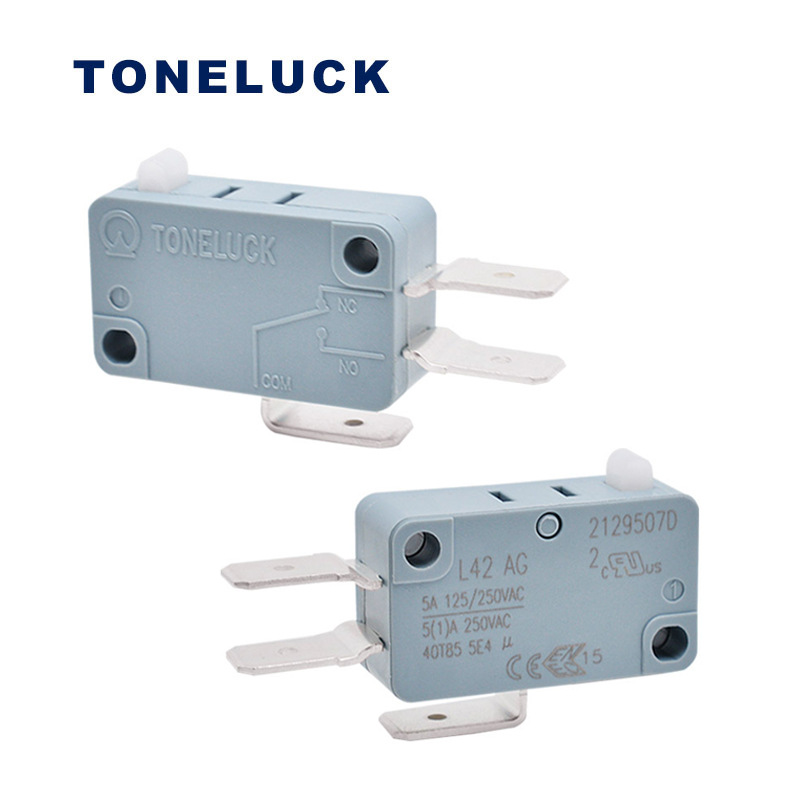 TONELUCK微动开关 L42商用自动落杯咖啡机轻力度小型限位微动开关