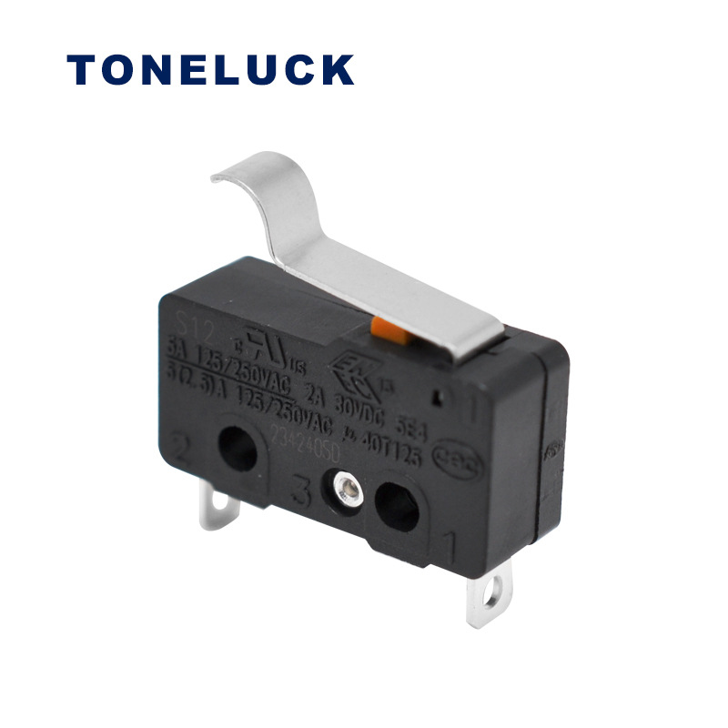 TONELUCK微动开关二脚家用刨冰机S1微动开关触点电击限位微动开关