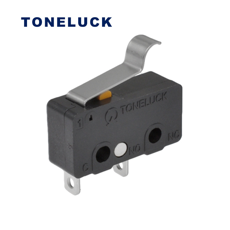 TONELUCK汽车尾门锁配件带手柄微动开关 防尘小型2脚微动开关厂家