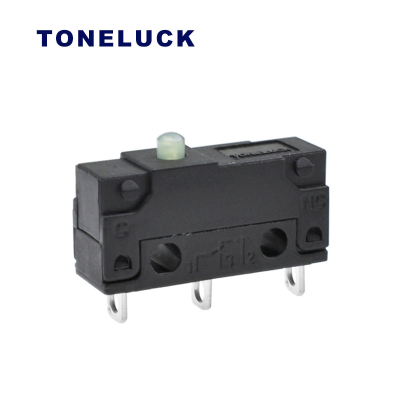 toneluck微动开关10A电流防尘微动开关 S22小型三脚两脚微动开关