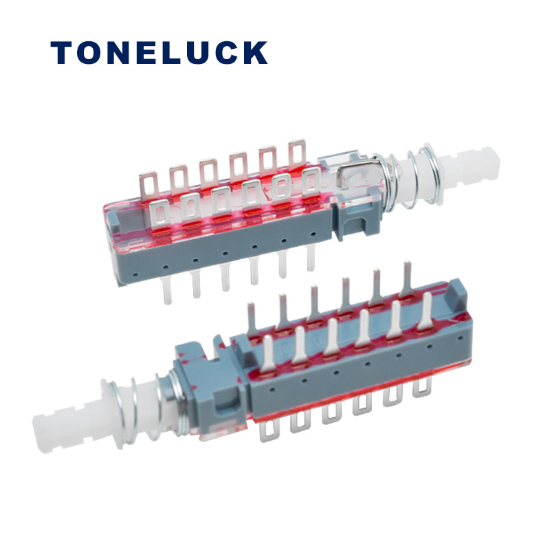 TONELUCK厂家供抽油烟机直键按键开关 家用烘干机/洗衣机按键开关