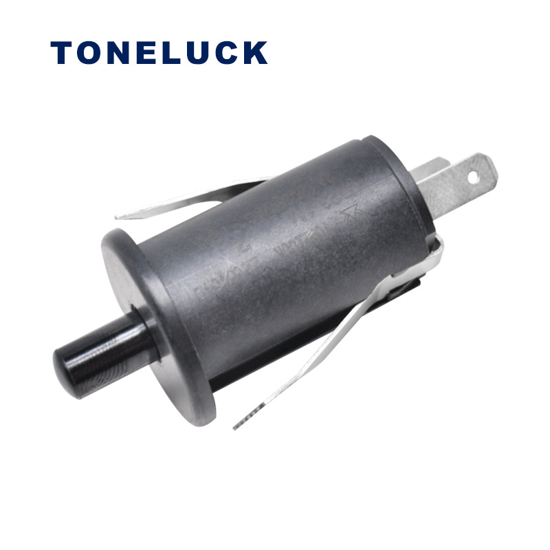 TONELUCK供2A/125V 25T200耐高温冰箱门开关 黑色2脚家电门开关