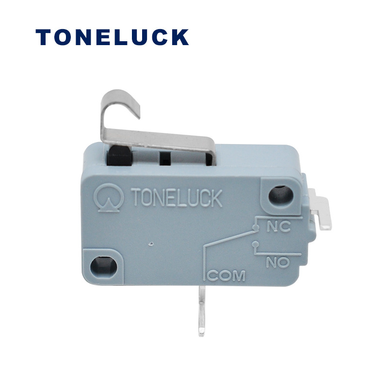 TONELUCK微动开关16A弯脚特殊动臂行程限位开关MQS-2小型微动开关