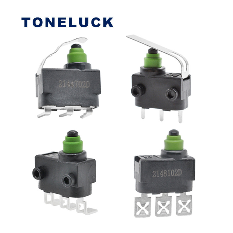 厂家直供 0.1A/250V 40T85微动开关 MQS-4系列IP67防水微动开关