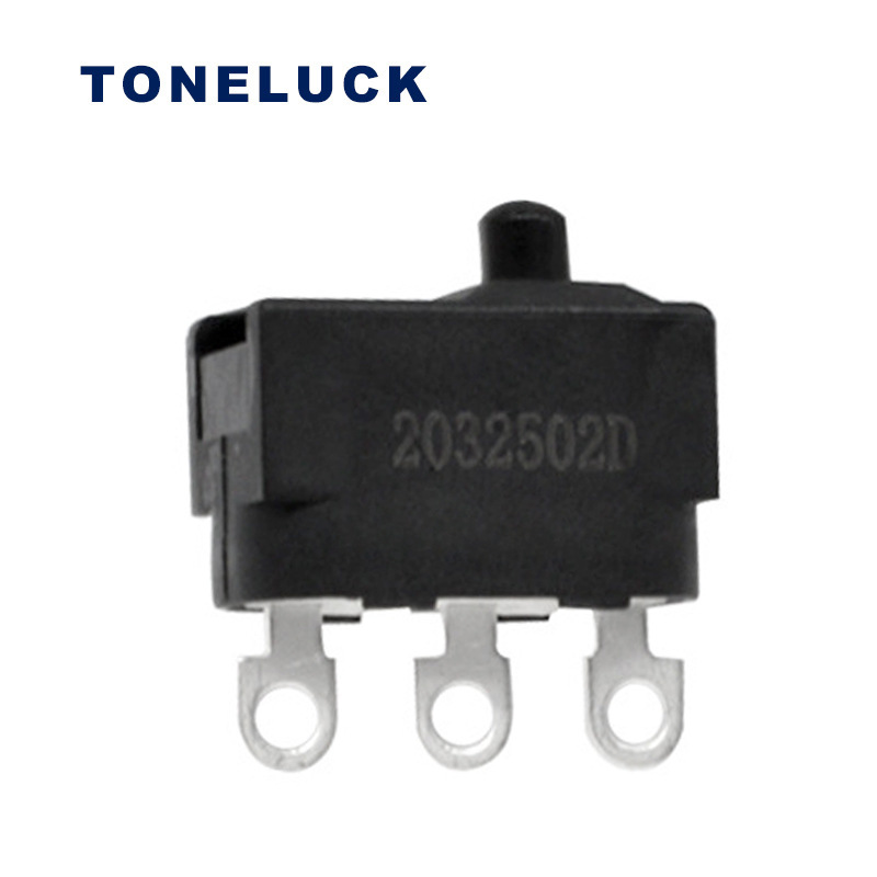 TONELUCKMQS-41不防水微动开关2A/12VDCSPDT小型微动开关按钮